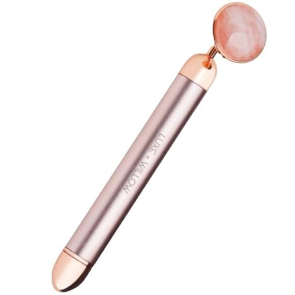 LUXE + WILLOW BIO - THE PHOENIX ROSE QUARTZ VIBRATING FACIAL MASSAGER NIB - Picture 2 of 4